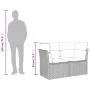 Gartenmöbel-Set 9-teilig mit grauen Polstern aus synthetischem Rattan von , Gartensets - Ref: Foro24-3266430, Preis: 573,81 €...