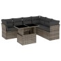 Set de sofás de jardín 7 pzas con cojines ratán sintético gris von , Gartensets - Ref: Foro24-3266610, Preis: 452,69 €, Rabat...