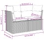 Set de sofás de jardín 7 pzas con cojines ratán sintético gris by , Garden sets - Ref: Foro24-3268390, Price: 490,62 €, Disco...
