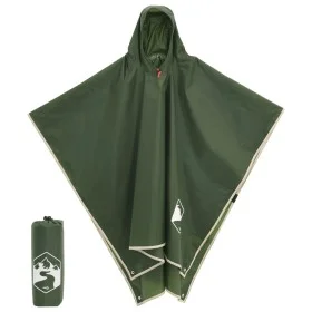 Regenponcho mit Kapuze, 2-in-1-Design, grün, 223x145 cm. von , Camping und Wandern - Ref: Foro24-4004197, Preis: 19,69 €, Rab...