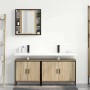 Juego de muebles de baño 3 pcs Marrón 60 x 30 x 60 cm