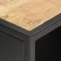 TV-Schrank mit geschnitzter Tür aus rauem Mangoholz, 90 x 30 x 40 cm von vidaXL, TV-Möbel - Ref: Foro24-320944, Preis: 112,35...