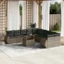 Gartensofagarnitur 11-teilig mit grauen Polstern aus synthetischem Rattan von , Gartensets - Ref: Foro24-3268800, Preis: 765,...