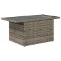 Gartensofagarnitur 11-teilig mit grauen Polstern aus synthetischem Rattan von , Gartensets - Ref: Foro24-3268800, Preis: 765,...