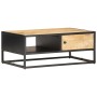 TV-Schrank mit geschnitzter Tür aus rauem Mangoholz, 90 x 55 x 36 cm von vidaXL, Couchtisch - Ref: Foro24-320946, Preis: 183,...