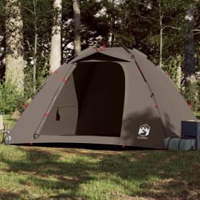Tienda de pesca 4 personas apertura rápida marrón by , tents - Ref: Foro24-4005327, Price: 109,69 €, Discount: %