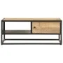 Mueble de TV puerta tallada madera de mango rugosa 90x55x36 cm de vidaXL, Mesas de centro - Ref: Foro24-320946, Precio: 181,0...