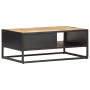 TV-Schrank mit geschnitzter Tür aus rauem Mangoholz, 90 x 55 x 36 cm von vidaXL, Couchtisch - Ref: Foro24-320946, Preis: 183,...