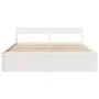Solid pine wood bed frame with drawers 200x200 cm by , Beds and slatted bases - Ref: Foro24-3282337, Price: 408,47 €, Discoun...