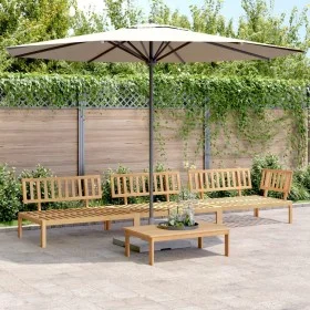 Garten-Palettensofa-Set, 4-teilig, Massivholz aus Akazie von , Outdoor-Sofas - Ref: Foro24-3209302, Preis: 411,02 €, Rabatt: %