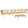 Set de sofás de palets de jardín 4 pzas madera maciza de acacia by , Outdoor sofas - Ref: Foro24-3209309, Price: 472,76 €, Di...