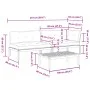 Set de sofás de palets de jardín y cojines 3 pzas madera acacia by , Outdoor sofas - Ref: Foro24-3209321, Price: 457,21 €, Di...