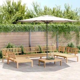 Set de sofás de palets de jardín 6 pzas madera maciza de acacia by , Outdoor sofas - Ref: Foro24-3209314, Price: 671,25 €, Di...