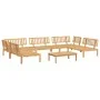 Set de sofás de palets de jardín 6 pzas madera maciza de acacia by , Outdoor sofas - Ref: Foro24-3209314, Price: 671,25 €, Di...