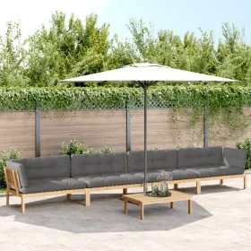 Set de sofás de palets de jardín y cojines 5 pzas madera acacia by , Outdoor sofas - Ref: Foro24-3209380, Price: 845,91 €, Di...