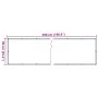 Sichtschutz-Balkonbildschirm aus weißem PVC 500x90 cm von , Zaunpaneele - Ref: Foro24-4005454, Preis: 20,06 €, Rabatt: %