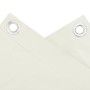Sichtschutz-Balkonverkleidung aus weißem PVC 600x120 cm von , Zaunpaneele - Ref: Foro24-4005511, Preis: 23,81 €, Rabatt: %