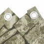 Sichtschutz-Balkonverkleidung aus PVC in Steinoptik, 300x120 cm. von , Zaunpaneele - Ref: Foro24-4005532, Preis: 25,81 €, Rab...