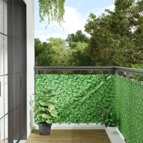 Pantalla de privacidad de balcón PVC plantas verde 400x90 cm by , fence panels - Ref: Foro24-4005461, Price: 21,22 €, Discoun...