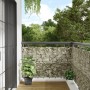 Pantalla de privacidad de balcón PVC look piedra 400x90 cm by , fence panels - Ref: Foro24-4005477, Price: 26,60 €, Discount: %