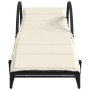 Tumbonas con cojines 2 unidades ratán sintético negro by , Loungers - Ref: Foro24-3277307, Price: 271,96 €, Discount: %