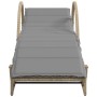 Tumbonas con cojines 2 unidades ratán sintético beige by , Loungers - Ref: Foro24-3277311, Price: 283,27 €, Discount: %