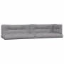 Set de sofás de palets de jardín y cojines 4 pzas madera acacia by , Outdoor sofas - Ref: Foro24-3209452, Price: 667,97 €, Di...