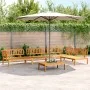 Set de sofás de palets de jardín 5 pzas madera maciza de acacia by , Outdoor sofas - Ref: Foro24-3209438, Price: 578,37 €, Di...