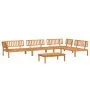 Set de sofás de palets de jardín 5 pzas madera maciza de acacia by , Outdoor sofas - Ref: Foro24-3209438, Price: 578,37 €, Di...