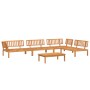 Set de sofás de palets de jardín 5 pzas madera maciza de acacia by , Outdoor sofas - Ref: Foro24-3209438, Price: 626,47 €, Di...