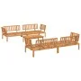 Set de sofás de palets de jardín 5 pzas madera maciza de acacia by , Outdoor sofas - Ref: Foro24-3209444, Price: 638,20 €, Di...