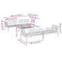Set de sofás de palets de jardín 5 pzas madera maciza de acacia by , Outdoor sofas - Ref: Foro24-3209444, Price: 638,20 €, Di...
