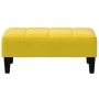 Zweiplätziges Schlafsofa mit gelbem Samt-Hocker. von , Sofas - Ref: Foro24-3258096, Preis: 298,79 €, Rabatt: %