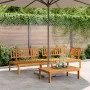 Set de sofás de palets de jardín 3 pzas madera maciza de acacia de , Sofás de exterior - Ref: Foro24-3209427, Precio: 323,90 ...