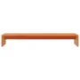 Soporte de monitor madera maciza pino marrón cera 100x27x15 cm by , Computer bases and risers - Ref: Foro24-847165, Price: 31...