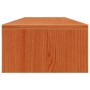 Soporte de monitor madera maciza pino marrón cera 100x27x15 cm by , Computer bases and risers - Ref: Foro24-847165, Price: 32...