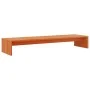 Soporte de monitor madera maciza pino marrón cera 100x27x15 cm by , Computer bases and risers - Ref: Foro24-847165, Price: 31...