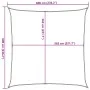 Sonnensegel aus 100% Oxford-Polyester in Sandfarbe, 6x6 m. von , Sonnenschirme - Ref: Foro24-4000415, Preis: 104,29 €, Rabatt: %