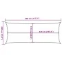 Sonnensegel aus 100% Polyester Oxford in Hellgrau, 4,5x2 m. von , Sonnenschirme - Ref: Foro24-4000538, Preis: 41,78 €, Rabatt: %