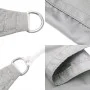 Sonnensegel aus 100% Polyester Oxford in Hellgrau, 6x6x6 m. von , Sonnenschirme - Ref: Foro24-4000927, Preis: 49,20 €, Rabatt: %