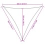 Toldo de vela poliéster oxford 100% gris claro 6x6x6 m by , Umbrellas - Ref: Foro24-4000927, Price: 46,32 €, Discount: %