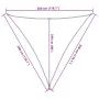 Sonnensegel aus 100% Oxford-Polyester in Sandfarbe, 3x3x3 m. von , Sonnenschirme - Ref: Foro24-4000931, Preis: 26,06 €, Rabat...