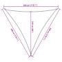 Toldo de vela poliéster oxford 100% arena 3x3x3 m by , Umbrellas - Ref: Foro24-4000931, Price: 21,10 €, Discount: %