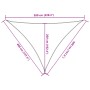 Toldo de vela poliéster oxford 100% arena 4x4x5,8 m von , Sonnenschirme - Ref: Foro24-4000938, Preis: 32,50 €, Rabatt: %