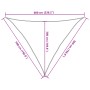 Toldo de vela poliéster oxford 100% arena 5x5x6 m von , Sonnenschirme - Ref: Foro24-4000944, Preis: 39,74 €, Rabatt: %