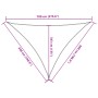 Toldo de vela poliéster oxford 100% blanco 7x5x5 m von , Sonnenschirme - Ref: Foro24-4001005, Preis: 47,14 €, Rabatt: %