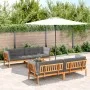 Set de sofás de palets de jardín y cojines 5 pzas madera acacia de , Sofás de exterior - Ref: Foro24-3209548, Precio: 1,00 €,...