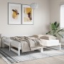 Massives Kiefernholz-Tagesbett in Weiß 90x200 cm von , Betten und Lattenroste - Ref: Foro24-840142, Preis: 148,32 €, Rabatt: %