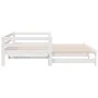 Massives Kiefernholz-Tagesbett in Weiß 90x200 cm von , Betten und Lattenroste - Ref: Foro24-840142, Preis: 148,37 €, Rabatt: %
