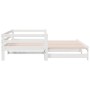 Massives Kiefernholz-Tagesbett in Weiß 90x200 cm von , Betten und Lattenroste - Ref: Foro24-840142, Preis: 148,32 €, Rabatt: %